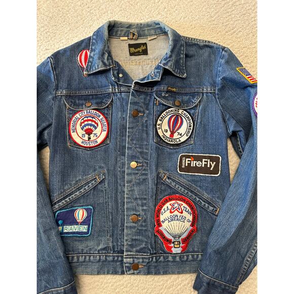 Vintage 1970s Wrangler Denim Jacket Size 40 - Picture 5 of 10